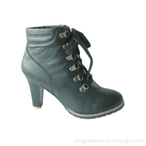 Women's High-heeled Dress Boots with Wild/Fashionable Lace-up Style, Various Colors/Sizes Available